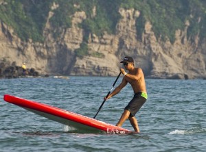 SUPでのトレーニング
